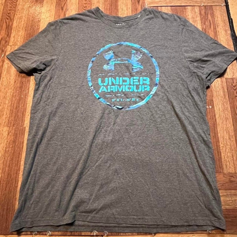 Under Armour Heat Tech Retro Sportswear Running Train Shirt XL
